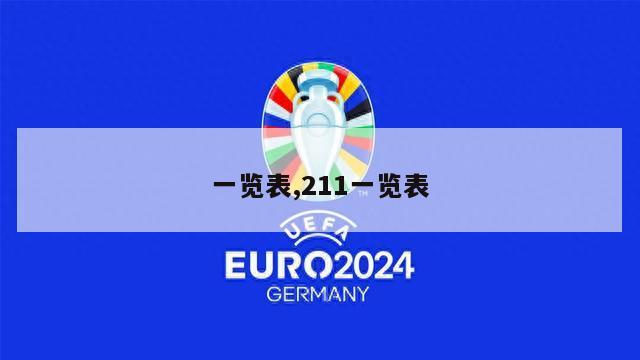 一览表,211一览表